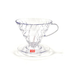 Load image into Gallery viewer, Hario V60-02 Clear Plastic - The Coffee Shop
