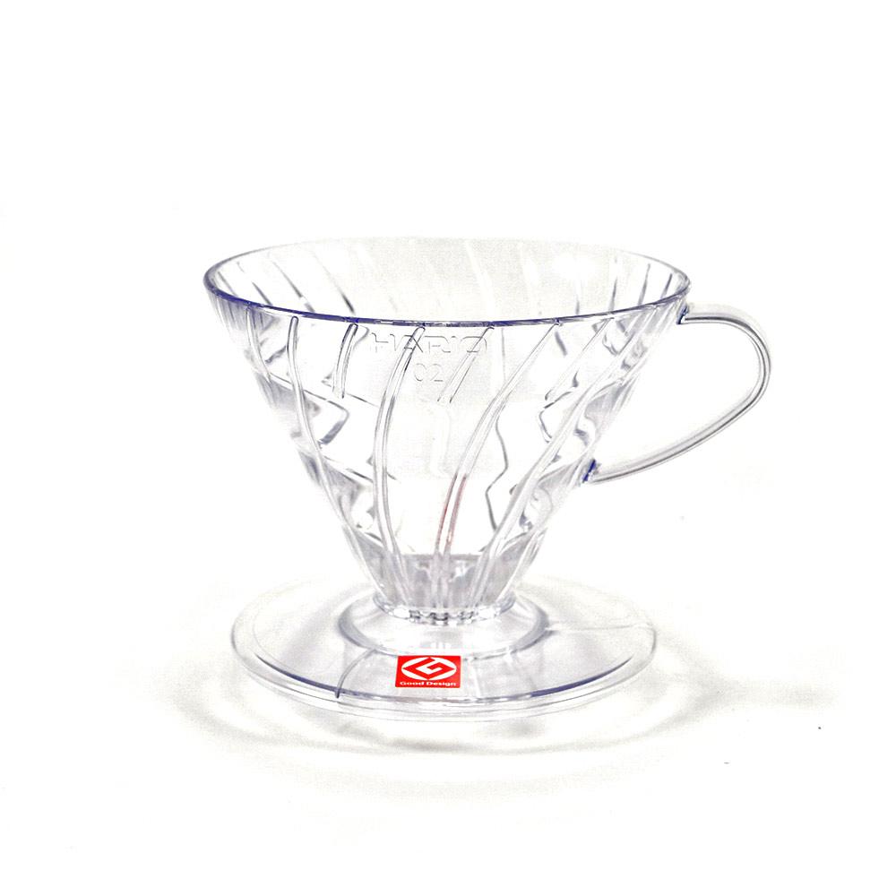 Hario V60-02 Clear Plastic - The Coffee Shop